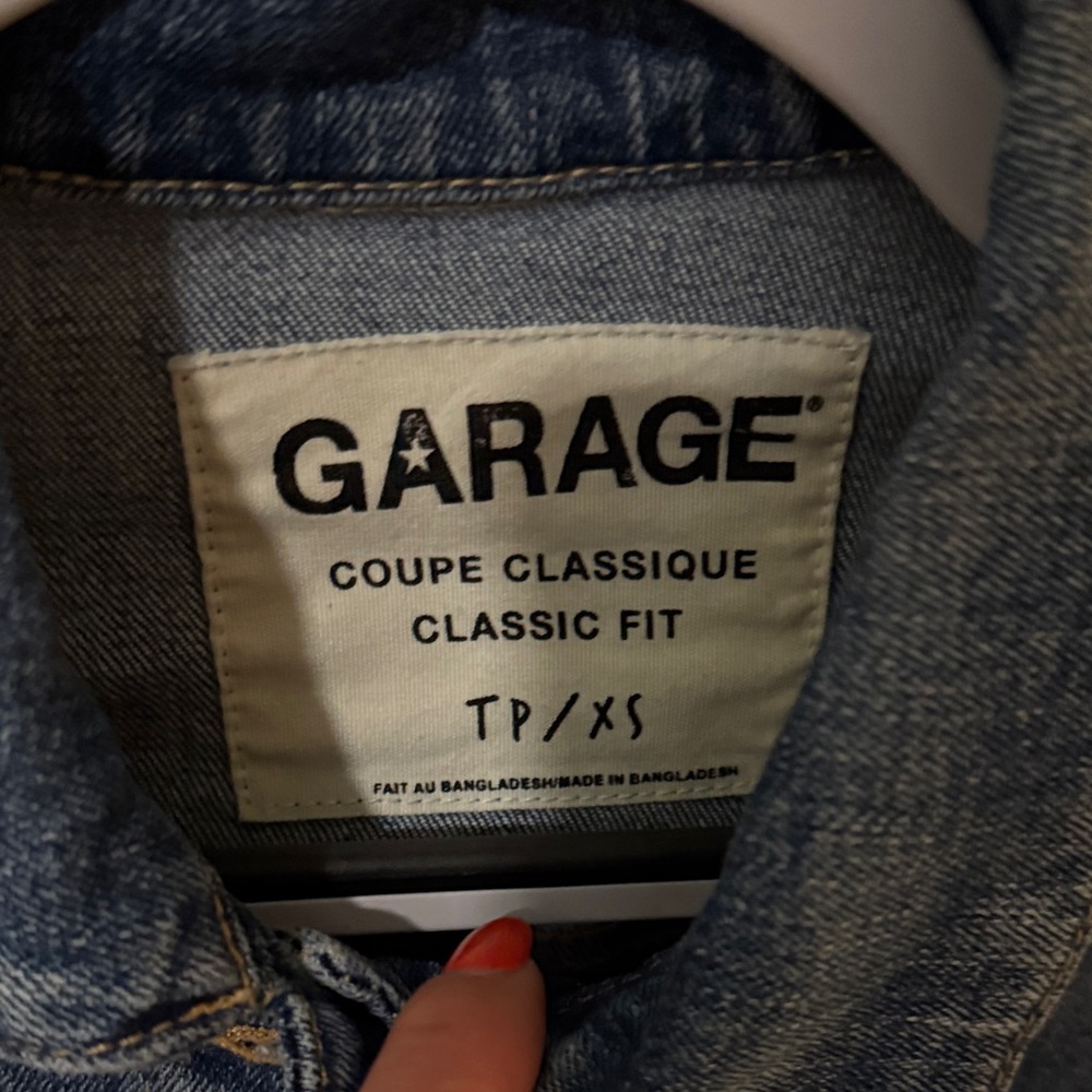 Garage Dark Blue Jean Jacket - Picture 2 of 4